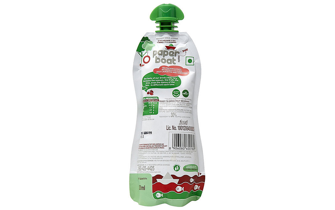 Paper Boat Apple    Plastic Bottle  200 millilitre